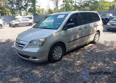 2006 Honda Odyssey Lx из США, поврежденный, VIN 5FNRL38256B028733